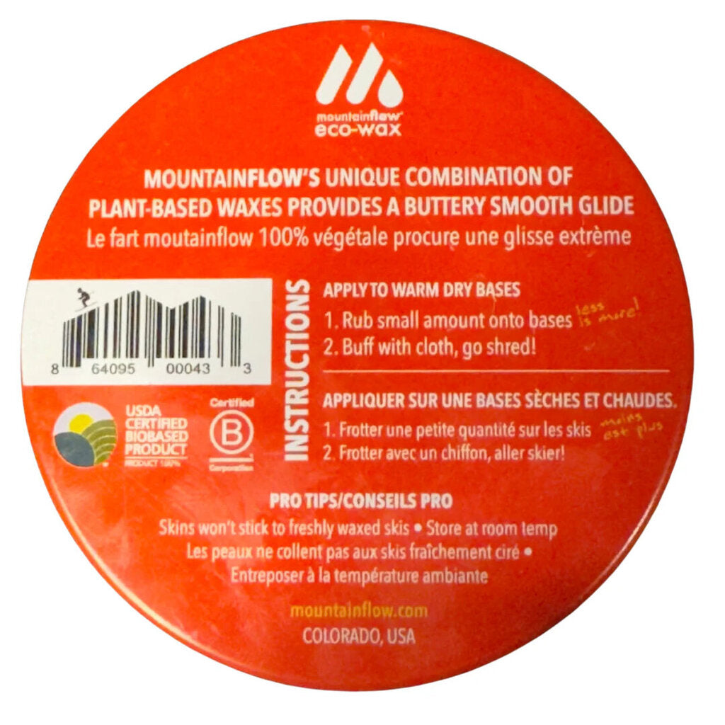 Mountain Flow Quick Wax (Rub On) Warm (25 to 40F)