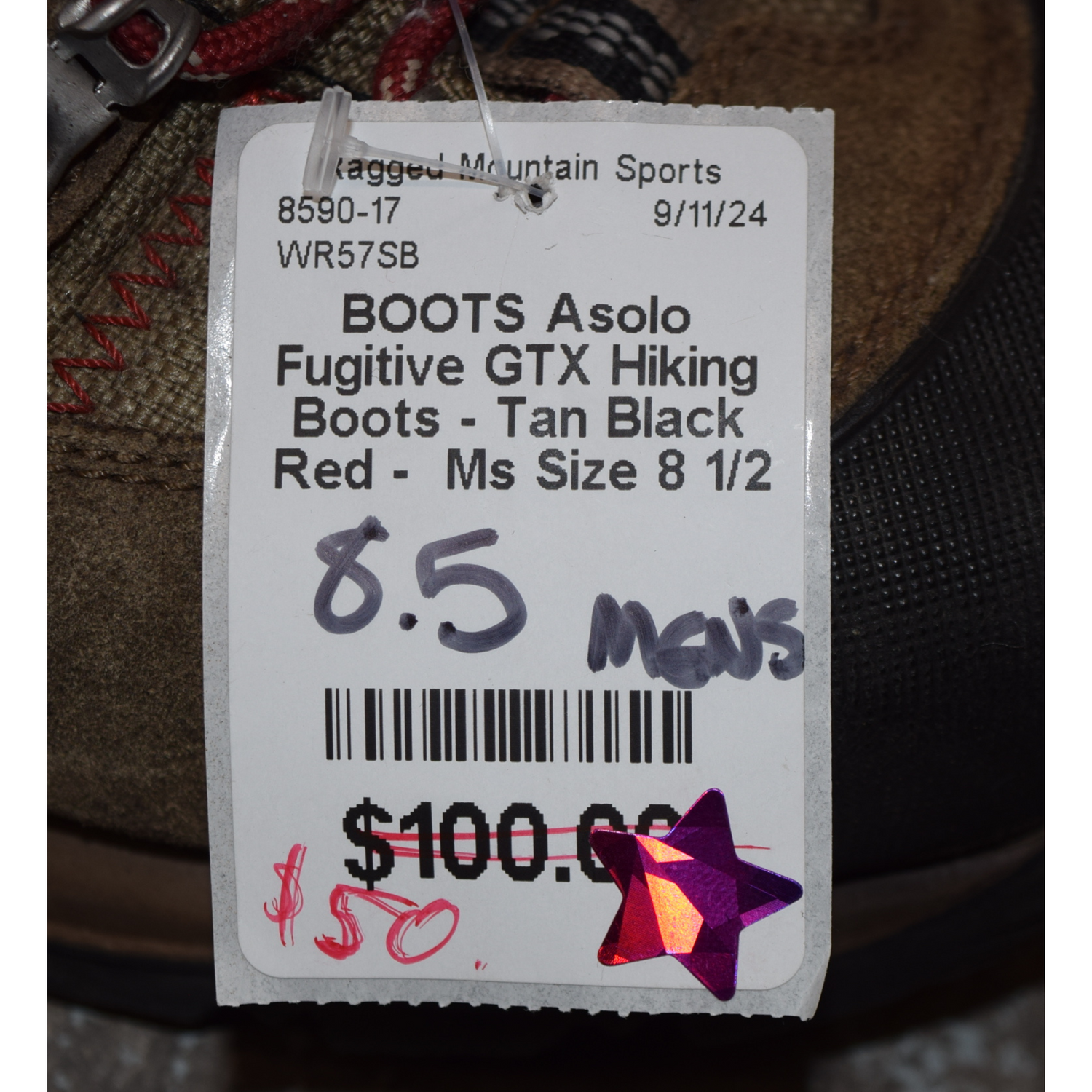 Asolo Fugitive GoreTex Hiking Boots - 8.5