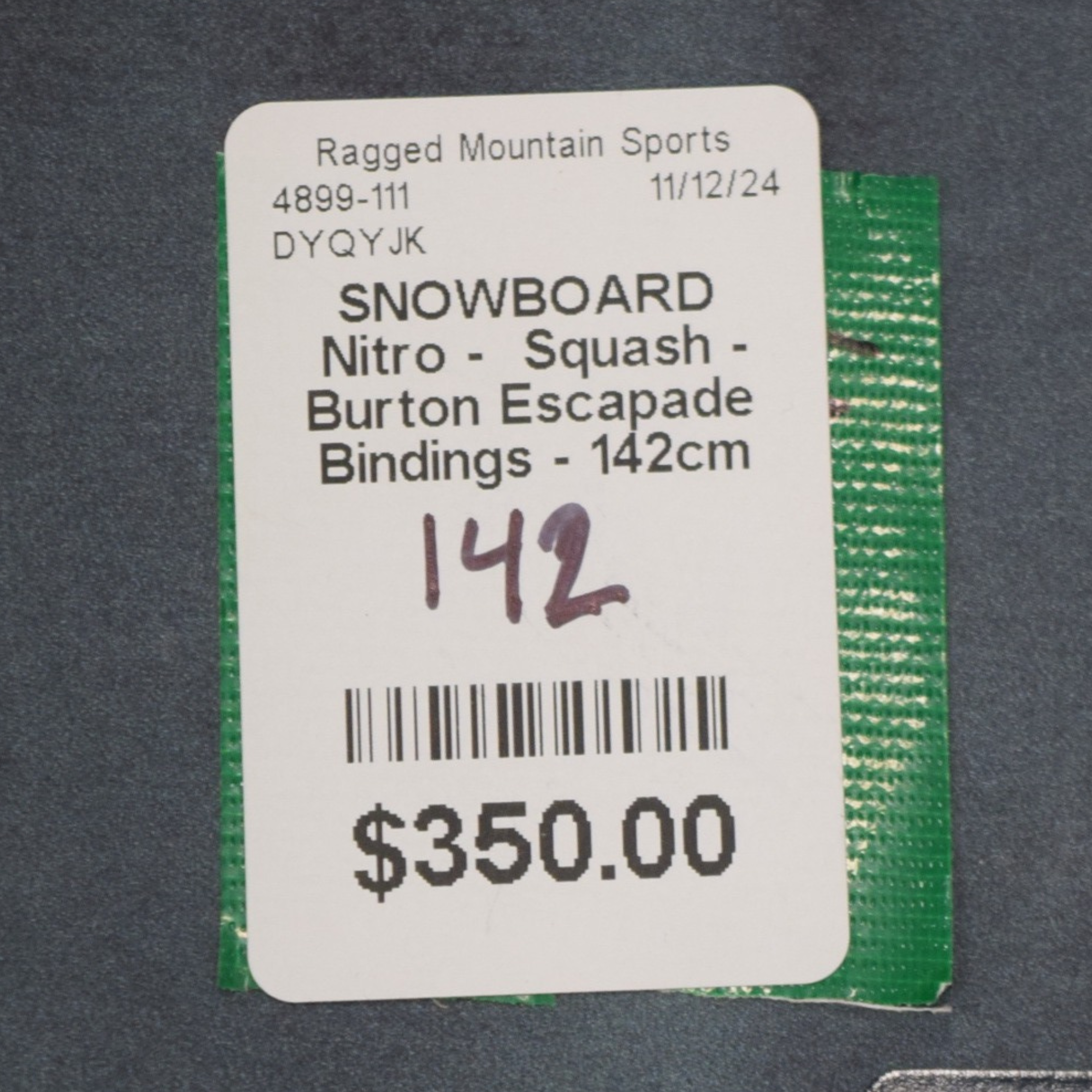 Nitro Squash Snowboard - 142