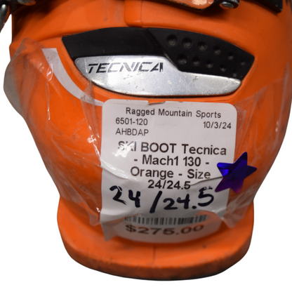 Tecnica Mach 1 130 Ski Boots - 24.5