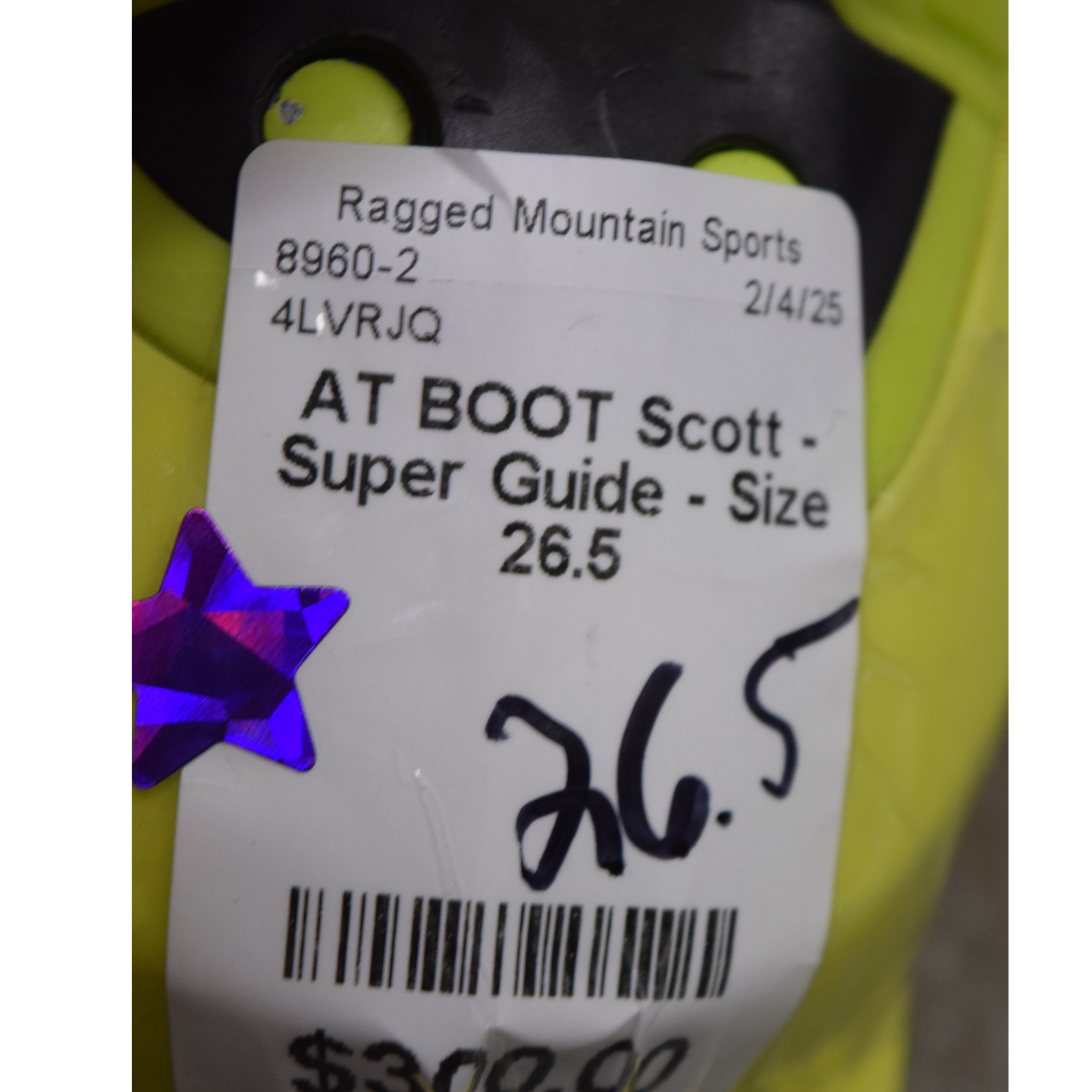 Scott Super Guide AT Ski Boots - 26.5