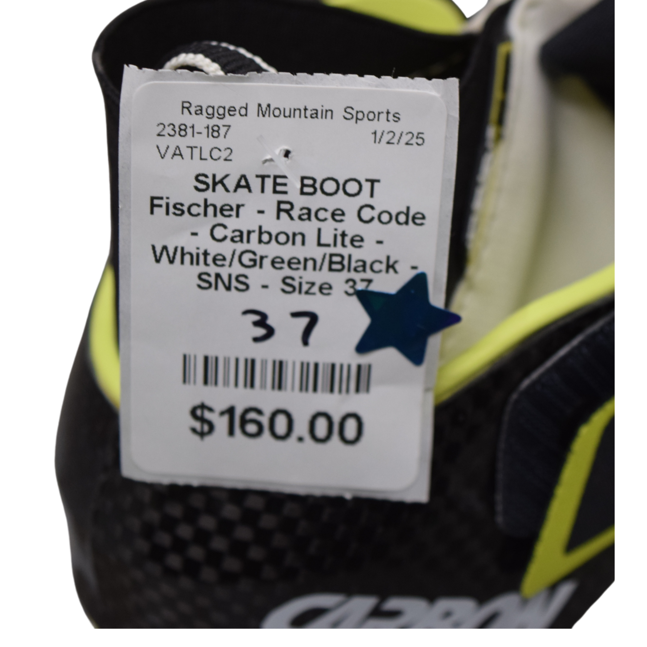 Fischer Race Code Carbon Lite Skate XC Boot - 6.5