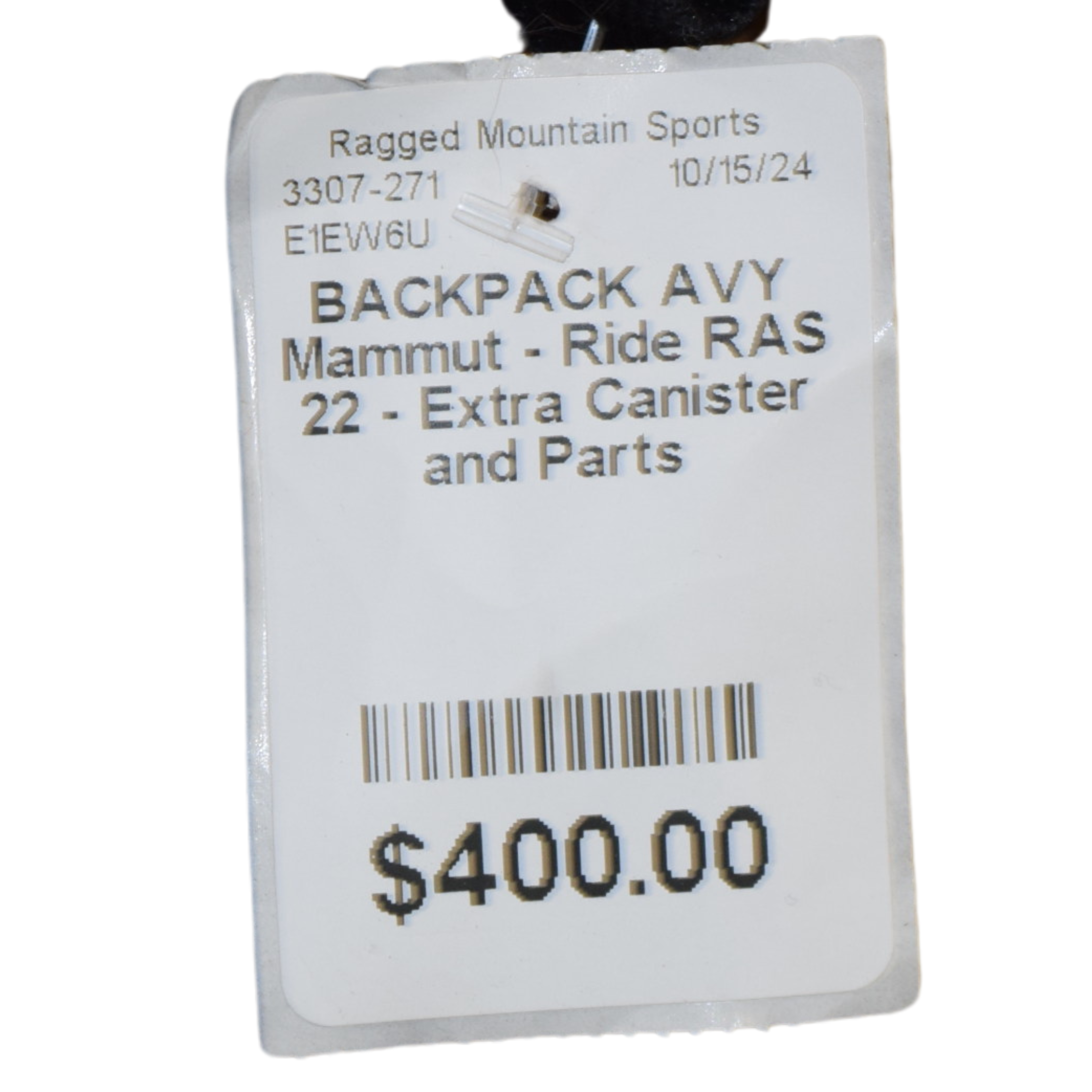 Mammut Ride RAS 22 Avy Backpack