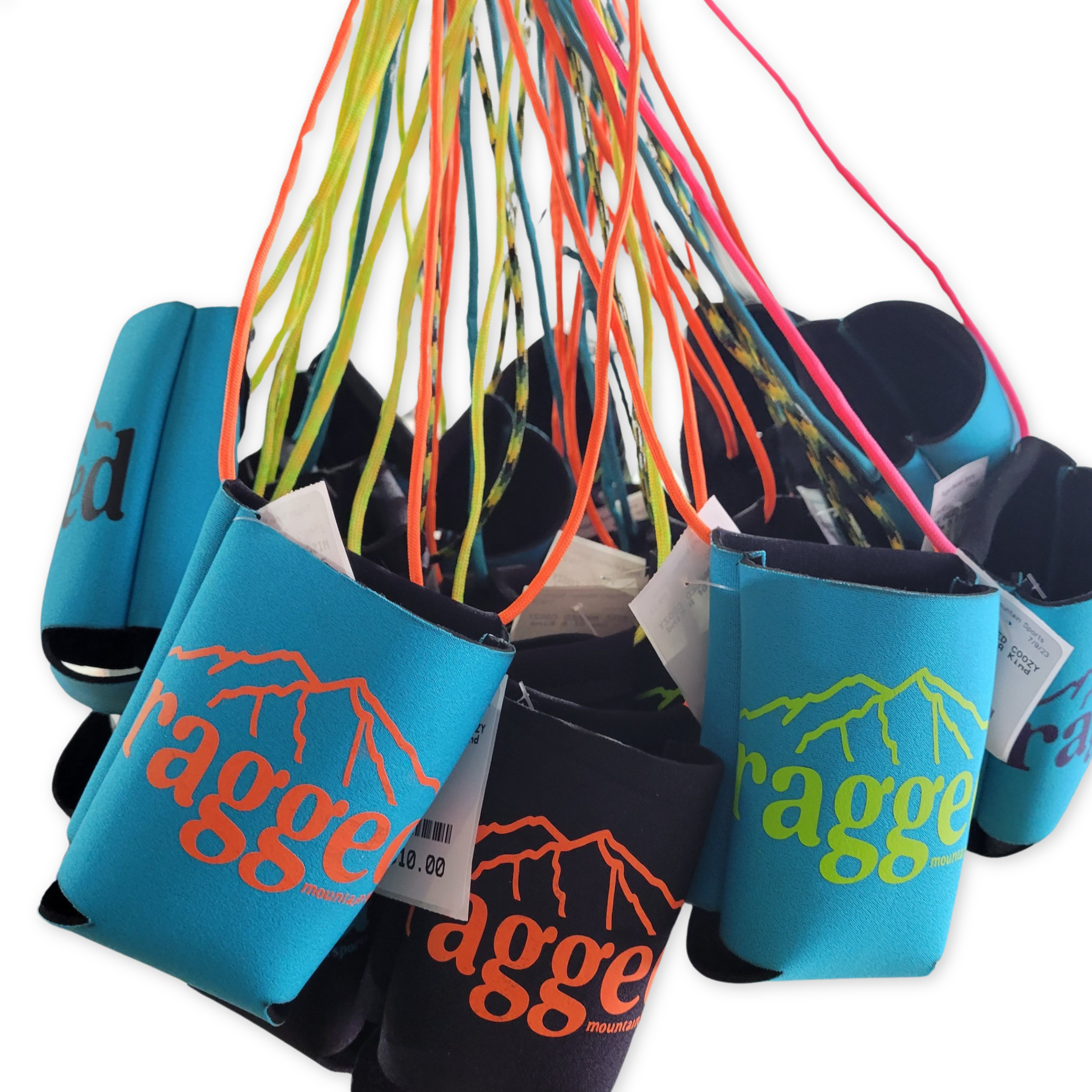Recycled Ragged Koozie Multicolor Bunch