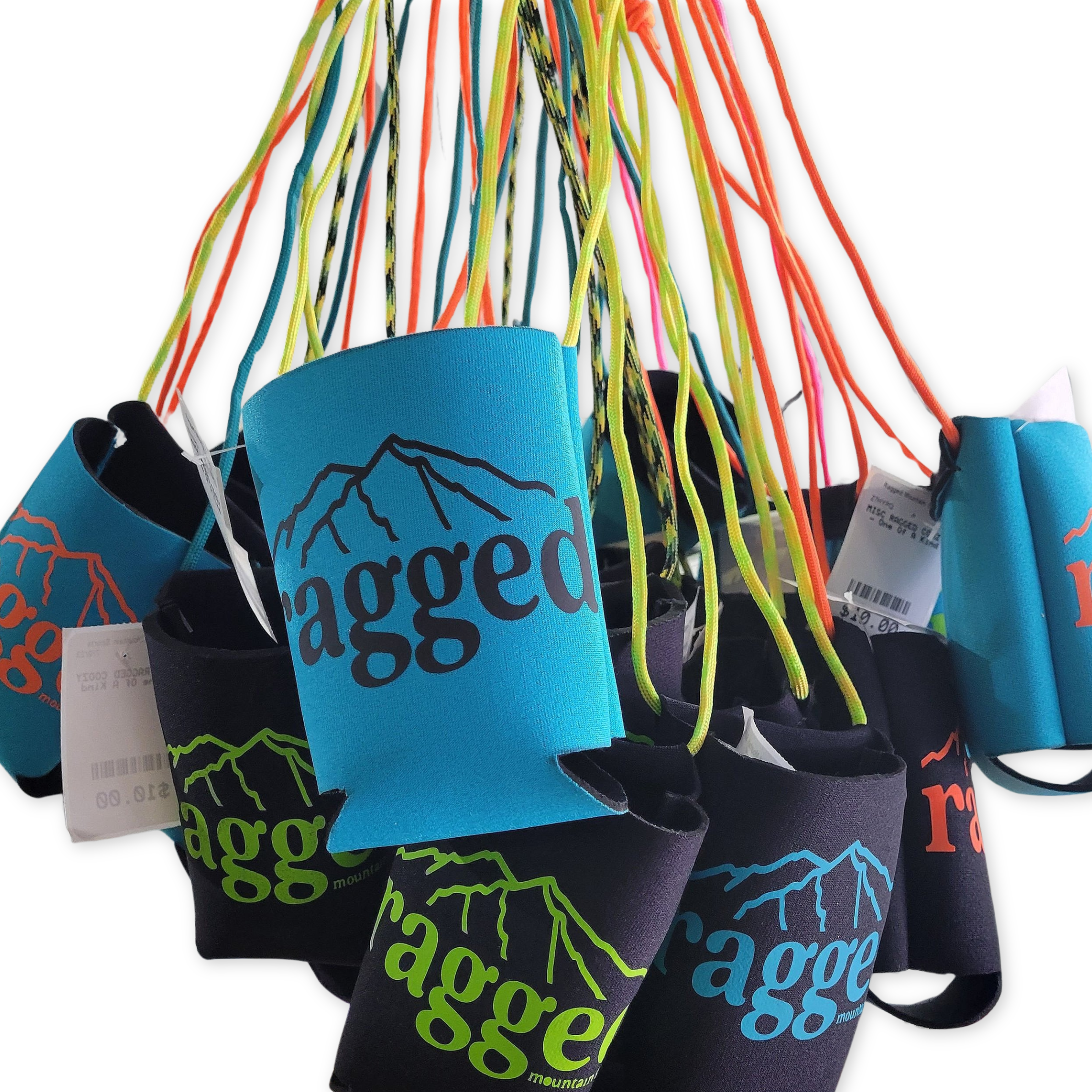 Recycled Ragged Koozie Multicolor Bunch